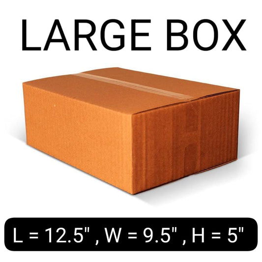 Plain Packing Box Size (12.5 * 9.5 * 5) Inch Bundle of 10 & 20 Box -Shipping Boxes ,Packing Material