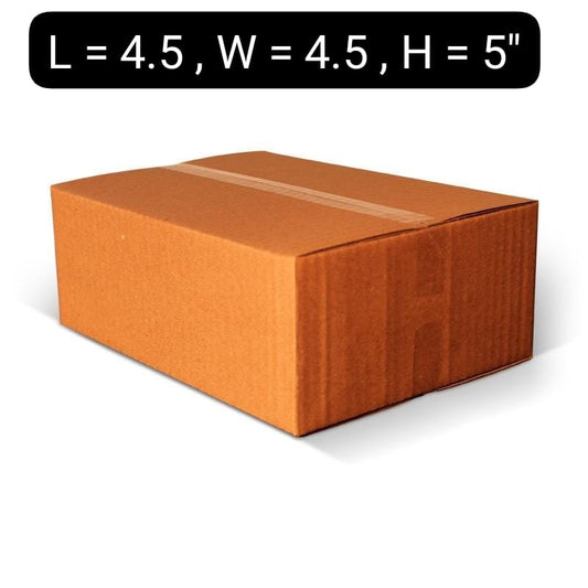 Plain Packing Box Size (L=4.5 X W=4.5 X H=5) Inch-Plain Packing Box Bundle of 10 & 20 Box -Shipping Boxes ,Packing Material